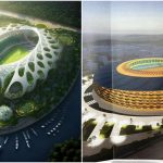 Kryetari i Gjilanit poston foto të një stadiumi modern dhe ironizon me projektin e Suharekës për stadiumin e ri